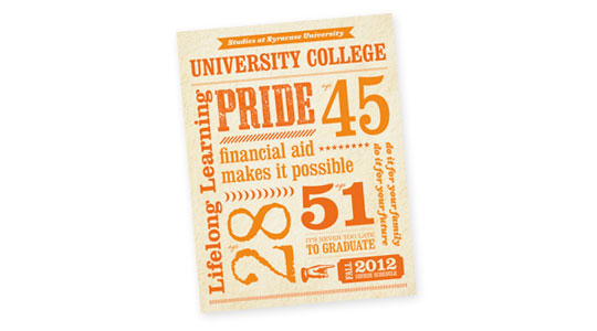 University College Course Schedule cover